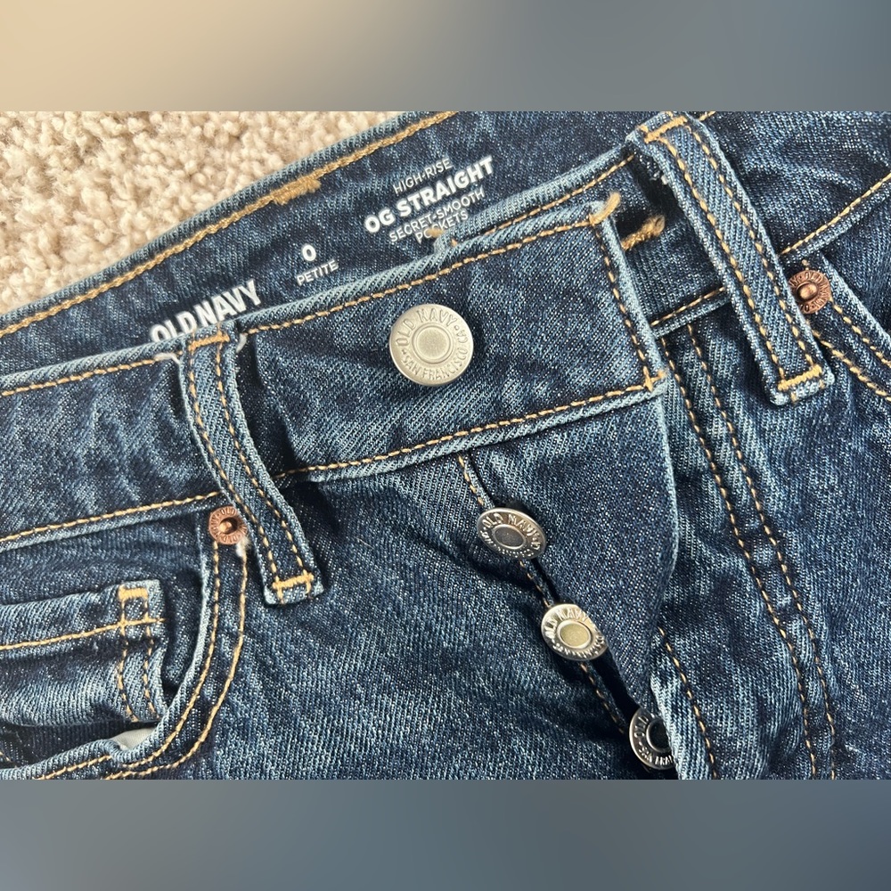 OG straight ankle jeans - high waisted - Old Navy, 0 Petite